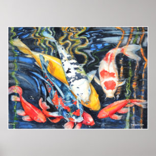 Póster Poster del fiesta de PMACarlson Koi
