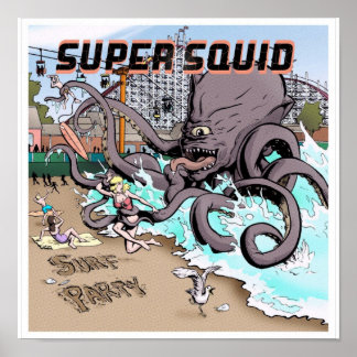 Póster Poster del Fiesta Surf 12x12