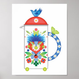 Póster Poster del FolkFest Cafetiere