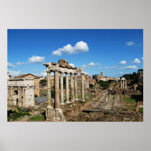 Póster Poster del foro romano