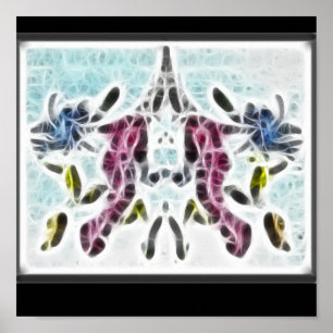 Póster Poster del fractal de Rors diez