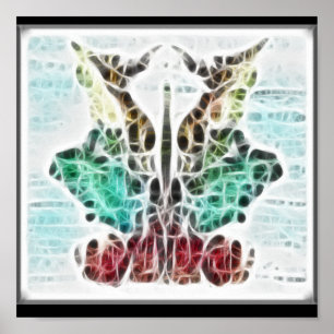 Póster Poster del fractal de Rors nueve