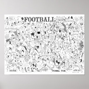 Póster Poster del fútbol
