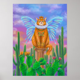 Póster Poster del gato rey