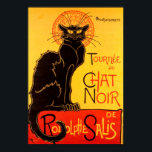 Póster Poster del gato Tournee du Chat Noir<br><div class="desc">Reproducción de cosecha Tournee du Chat Noir Cat poster</div>