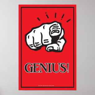 Póster poster del genio 11x16