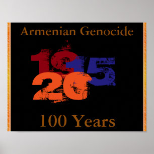 Póster Poster del Genocidio Armenio