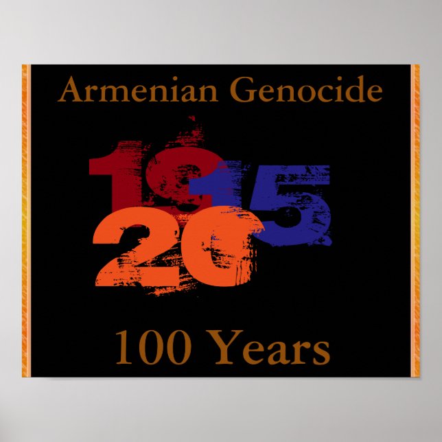 Póster Poster del Genocidio Armenio (Frente)
