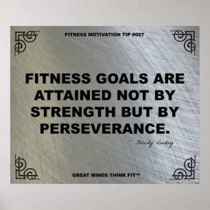 Póster Poster del gimnasio para la motivación #007 de la