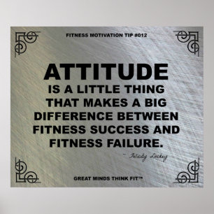 Póster Poster del gimnasio para la motivación #012 de la
