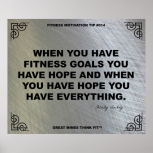 Póster Poster del gimnasio para la motivación #014 de la