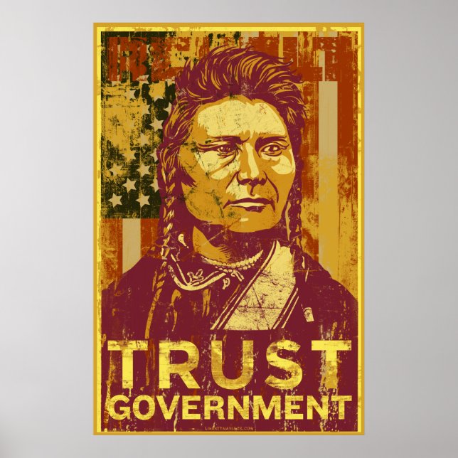 Póster Poster del gobierno de confianza (Frente)