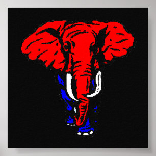 Póster Poster del GOP del ELEFANTE