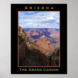 Póster Poster del Gran Cañón de Arizona Rim Sur