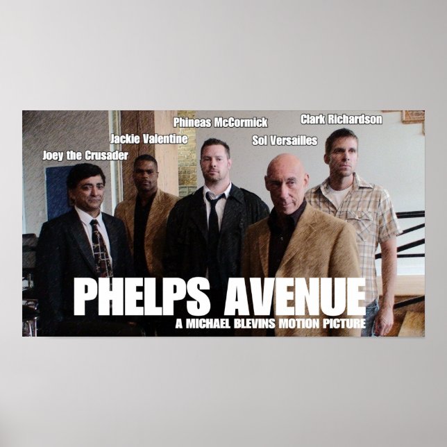 Póster Poster del grupo de la avenida Phelps (Frente)