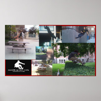 Póster Poster del grupo Missoula Parkour