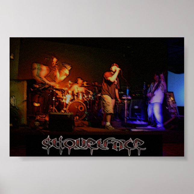 Póster Poster del grupo Shovelface (Frente)