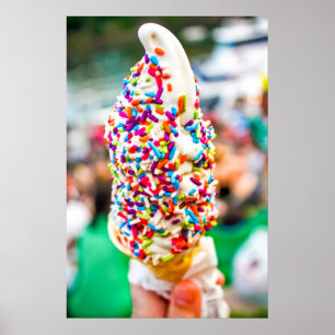 Póster poster del helado