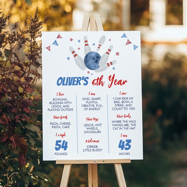 Póster Poster del hito de cumpleaños de los niños en boli (Subido por el creador)