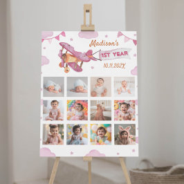 Póster Poster del hito de la foto del cumpleaños del avió