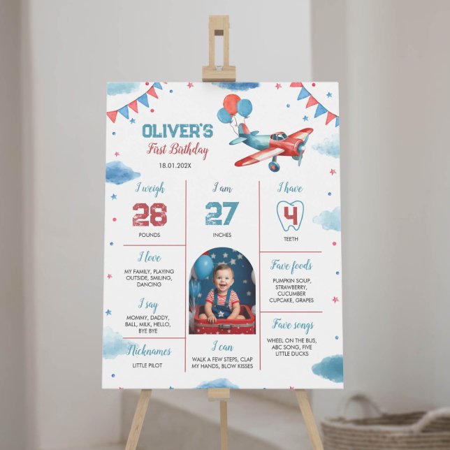 Póster Poster del hito fotográfico del primer cumpleaños  (Subido por el creador)