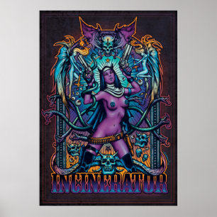 Póster Poster del incinerador