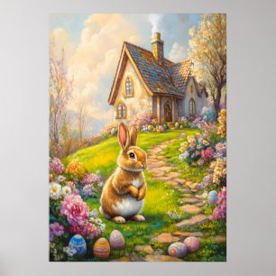 Póster Poster del Jardín de Flores de Semana Santa