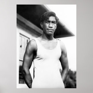Póster Poster del joven Duke Kahanamoku