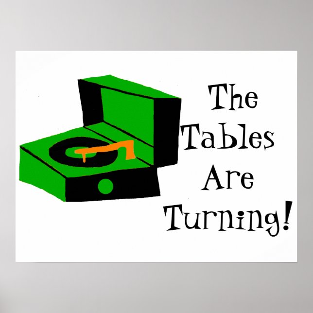 Póster Poster del jugador de registro retro (Frente)