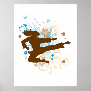 Póster Poster del karate