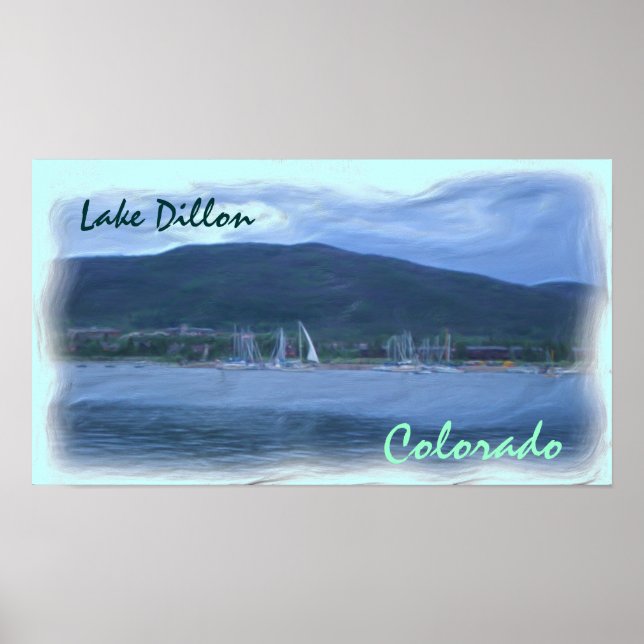 Póster Poster del lago Dillon Colorado (Frente)