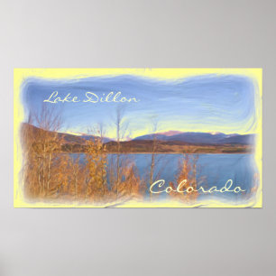 Póster Poster del lago Dillon Colorado