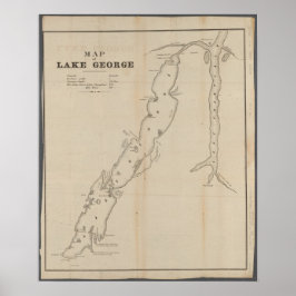 Póster Poster del lago George
