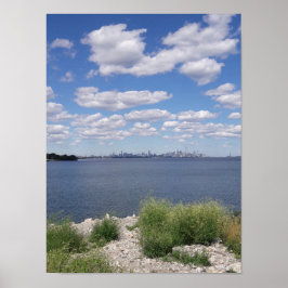 Póster Poster del lago Ontario de Toronto