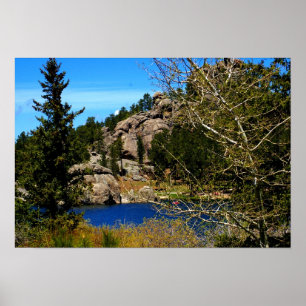 Póster Poster del lago Sylvan de Dakota del Sur