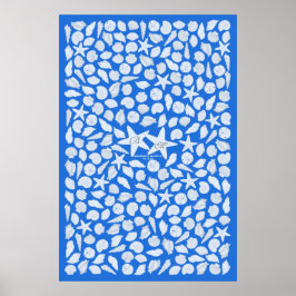 Póster Poster del libro de invitados Seashells - 250 espa