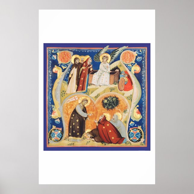 Póster Poster del logo de Pascua Cristiana (Frente)