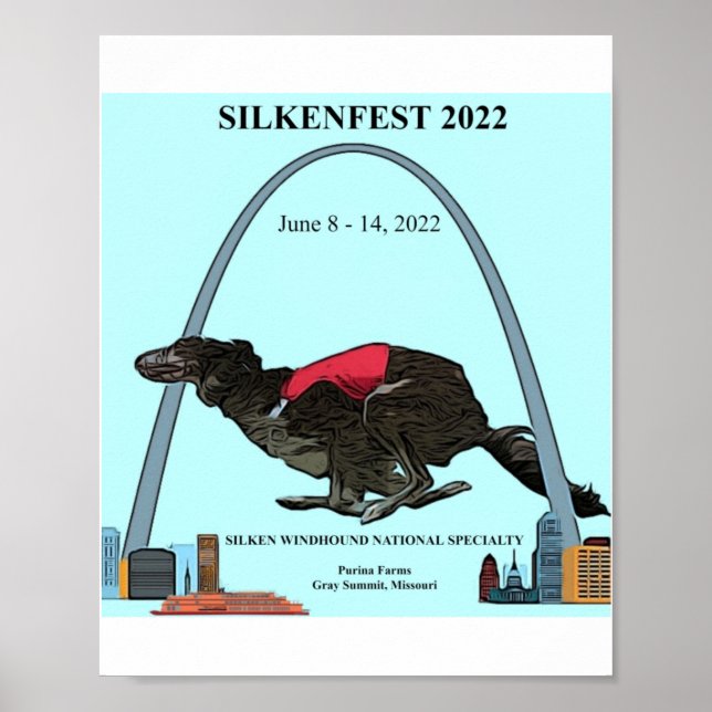 Póster Poster del logo de Silkenfest 2022 (Frente)