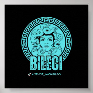 Póster Poster del logotipo de Bileci