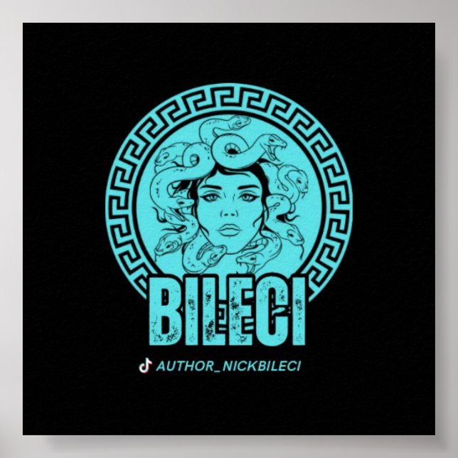 Póster Poster del logotipo de Bileci (Frente)