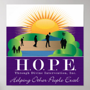 Póster POSTER del logotipo de HOPE