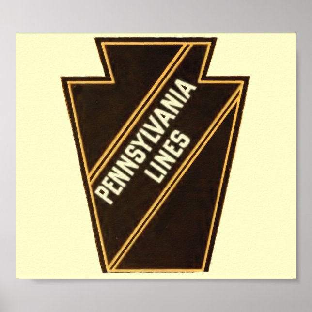 Póster Poster del logotipo de los vehículos ferroviarios  (Frente)