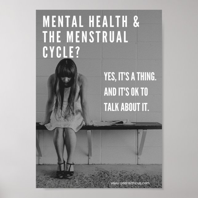 Póster Poster del lugar de trabajo de salud menstrual (Frente)