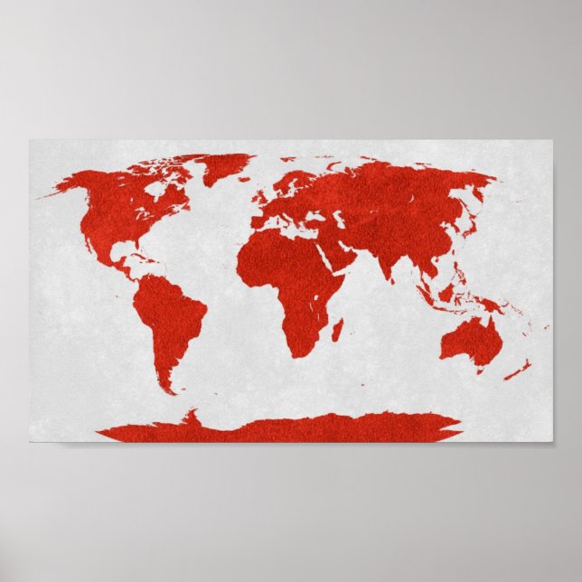 Póster Poster del Mapa Mundial (Frente)