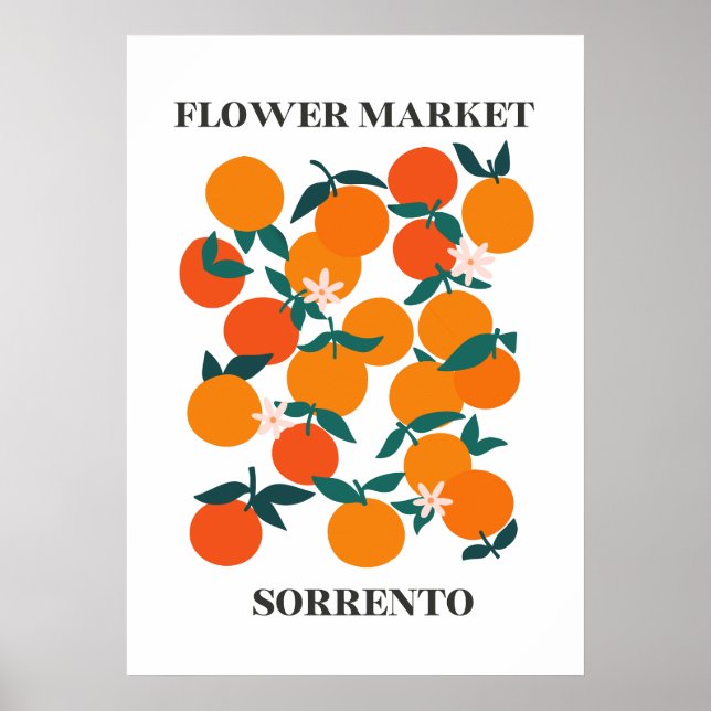Póster Poster del mercado de frutas (Frente)