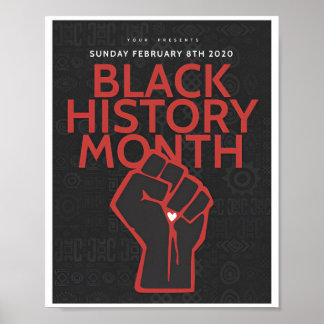Póster Poster del mes de historia negra de Bhm