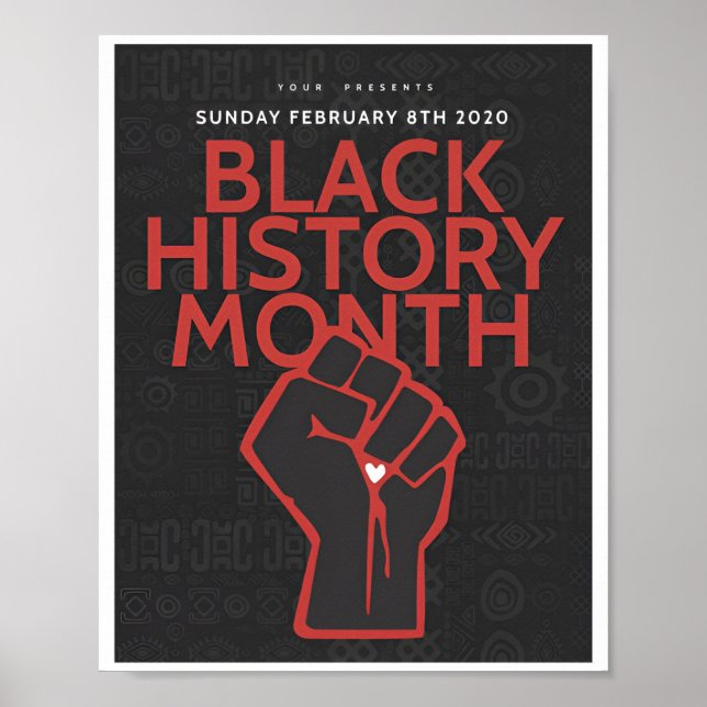 Póster Poster del mes de historia negra de Bhm (Frente)