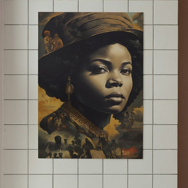 Póster Poster del Mes de la Historia Negra (black history month poster 2024, black history month posters, poster about black history month, blac)