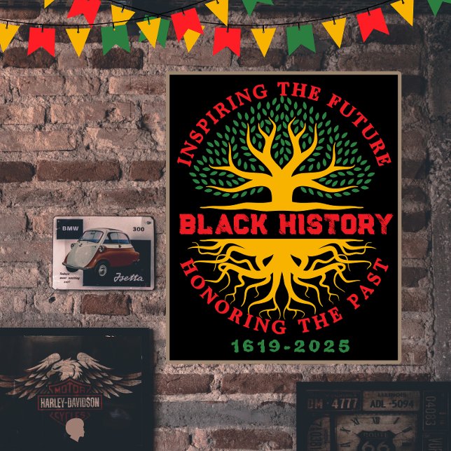 Póster Poster del mes de la historia negra inspiradora de (Subido por el creador)