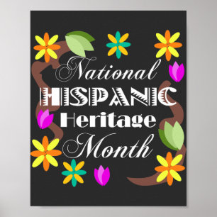 Póster Poster del Mes del Patrimonio Nacional Hispano